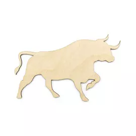 L-1443 Деревянная заготовка 'Бычок. В бой' 15*8,7*0,3см Astra&amp;Craft