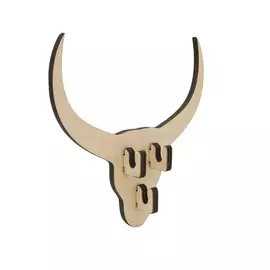 L-1446 Деревянная заготовка ключница 'Рога' 16*15,5*2,5см Astra&amp;Craft