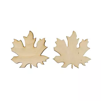 L-144 Деревянная заготовка 'Кленовый лист' 5*5см , уп.2шт Astra&amp;Craft