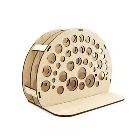 L-1452 Деревянная заготовка Органайзер для кисточек 5,7*21,6*12см Astra&amp;Craft