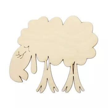 L-155 Деревянная заготовка 'Овечка грустная', 15*12 см, 'Астра'