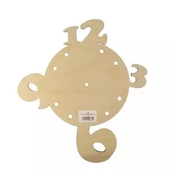 L-187 Деревянная заготовка циферблат 30*27см 'Астра'