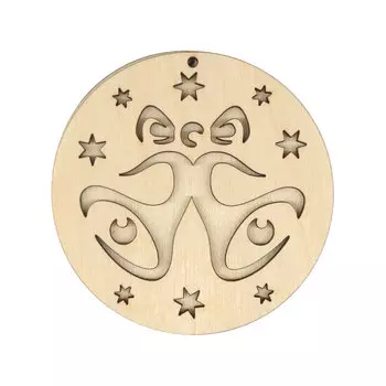 L-2104 Деревянная заготовка 'Колокольчики' 6,4*6,4*0,6см Astra&amp;Craft