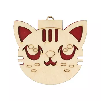 L-2124 Деревянная заготовка 'Тигрёнок' 7,3*7,9*0,5см Astra&amp;Craft