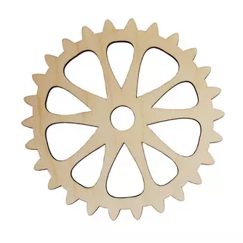 L-214 Деревянная заготовка 'Шестеренка', 10*10 см,'Астра'