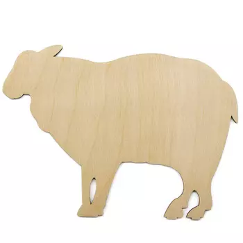 L-25 Деревянная заготовка 'Овечка', 15*11 см, Astra&amp;Craft