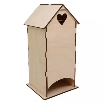 L-260 Деревянная заготовка 'Чайный домик c сердечком', 20*9*9 см, Astra&amp;Craft