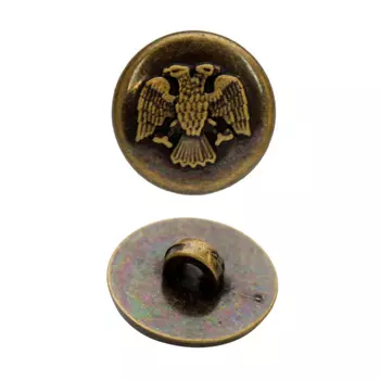 L-2626 Пуговица на ножке, 18 мм (AB (латунь))
