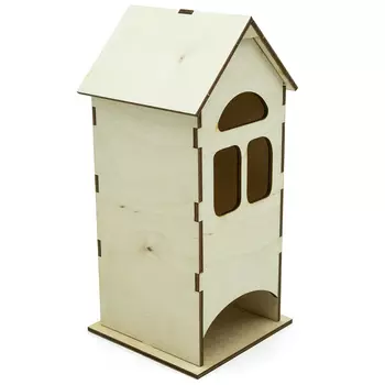 L-262 Деревянная заготовка 'Чайный домик с окошком', 20*9*9 см, Astra&amp;Craft