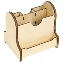 L-263 Деревянная заготовка 'Подставка под ручки', 13*10*12 см, 'Астра'