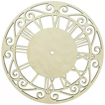 L-325 Деревянная заготовка циферблат 'Римский', 24*24 см, Astra&amp;Craft