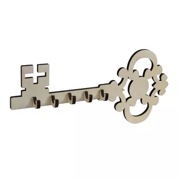 L-372 Деревянная заготовка ключница 'Ключик', 30*14*0,6 см, 'Астра'