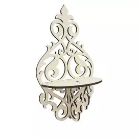 L-374 Деревянная заготовка 'Полочка', 35*20,5*11 см, 'Астра'