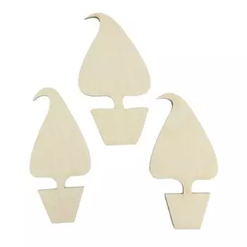 L-380 Деревянная заготовка 'Дерево', 10*4,5 см, упак./3 шт., 'Астра'