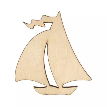 L-381 Деревянная заготовка 'Парусник', 7*6,5 см, Astra&amp;Craft