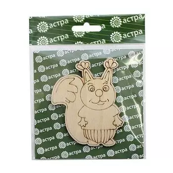 L-430 заготовка деревянная 'Белка', 7,5*9 см, 'Астра'