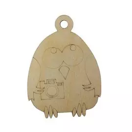 L-439 Деревянная заготовка 'Петушок фотограф', 9,5*7 см, Astra&amp;Craft