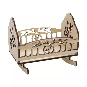 L-468 Деревянная заготовка Люлька 'Голубки' 8,5*9*10 см Astra&amp;Craft