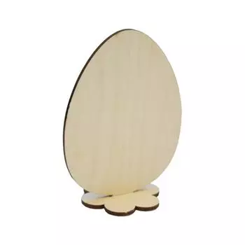 L-485 Деревянная заготовка Яйцо пасхальное 7*10 см Астра