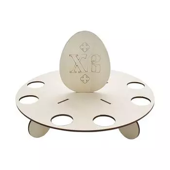 L-493 Деревянная заготовка 'Подставка под яйца', 22*15 см, 'Астра'