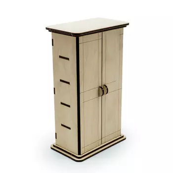 L-508 Деревянная заготовка 'Шкаф', 19*9*5,5 см, Astra&amp;Craft