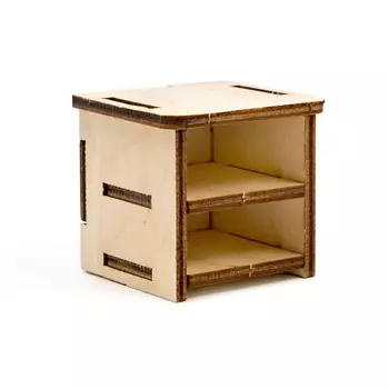 L-512 Деревянная заготовка 'Тумба к кровати', 5*5*4,5 см, Astra&amp;Craft