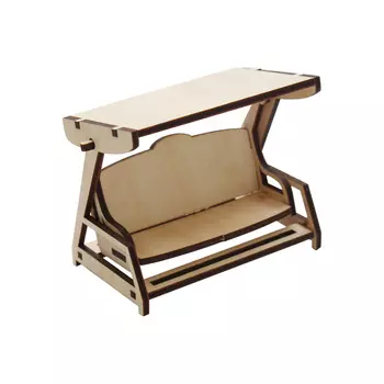 L-521 Деревянная заготовка 'Крытые качели', 8,5*5 см, Astra&amp;Craft