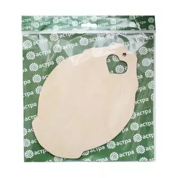 L-526 Деревянная заготовка 'Доска фигурная', 18*25 см, 'Астра'