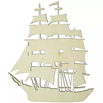 L-546 деревянная заготовка 'Фрегат' 25*21,5 см Astra&amp;Craft