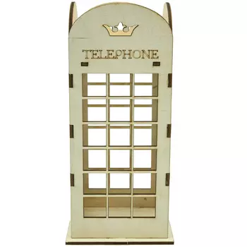 L-548 деревянная заготовка чайный домик 'Английский стиль' 9*9*19,5 см Astra&amp;Craft