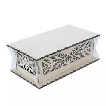 L-633 Деревянная заготовка шкатулка 'Венецианский мотив' 30*17*11 см, Астра