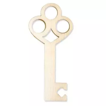 L-6 Деревянная заготовка 'Ключ №3', 5*2 см, 'Астра'