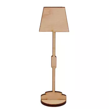 L-707 Деревянная заготовка кукольная мебель 'Торшер' 10*3 см Астра