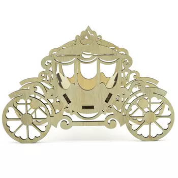 L-734 Деревянная заготовка декоративная карета малая 15,5*10,5*6 см, Astra&amp;Craft