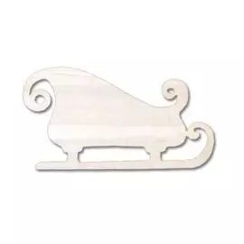 L-74 Деревянная заготовка подвеска 'Сани', 10*6 см, 'Астра'