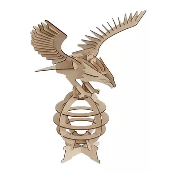 L-752 Деревянная заготовка конструктор 'Сделай сам. Орел на земном шаре' 44,5*31*50см Астра