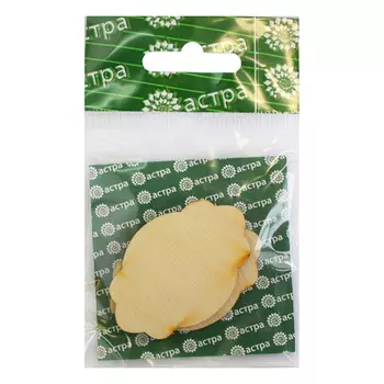 L-765 Декоративная заготовка 'Шильд №3' 4,5*3см упак/2 шт, Астра