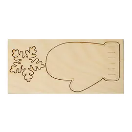 L-786 Деревянная заготовка для декорирования 'Варежка' 8,5*17,5 см Astra&amp;Craft