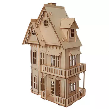 L-800 Дер. заготовка сказочный кукольный домик 44*70*25 см Астра