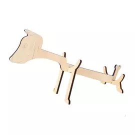 L-853 Деревянная заготовка подставка под бутылку 'Собака' 39,5*11см Astra&amp;Craft