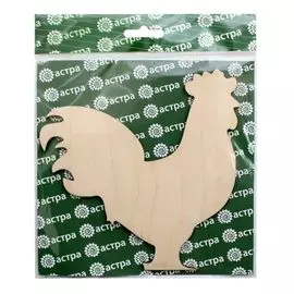 L-88 Деревянная заготовка 'Петушок', 15*14 см, 'Астра'