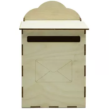 L-947 Деревянная заготовка Почтовый ящик 7,5*15*25,5см, 3мм толщ.фанеры, Astra&amp;Craft