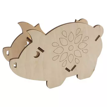 L-997 Деревянная заготовка Салфетница 'Свинка' 200*60*130мм Астра