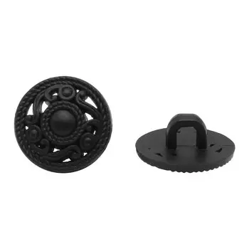 LA 1718 Пуговица 24L (Black черный)