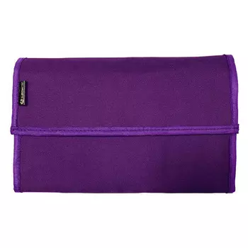 LAMARK0002 Пенал-футляр тканевый на 24 скетчмаркера, на липе, карман снаружи на молнии, фиолетовый