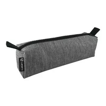 LAMARK0022 Пенал-косметичка, на молнии, 60х50х210 мм, 'Лен' серый