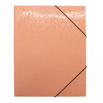 LAMARK110 Папка на резинке Lamark Delight Time, картон, 240х310х27, цвет мускатная дыня