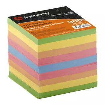 LAMARK76 Бумага для записи 90*90мм 900л цветная в термопленке, сменная