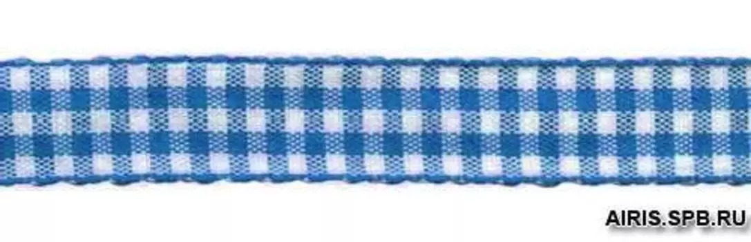 Лента 2,0см отделочная клетка 07-1500/20 (20 василек)