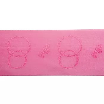 Лента 6,0см атласная С2785 (яр.розовый)